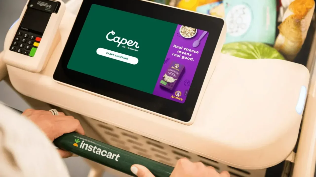 Advertising on Instacart's Caper Carts